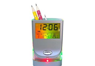 七彩萬年歷筆筒 發光產品 七彩筆筒,萬年歷筆筒價格 廠家 圖片